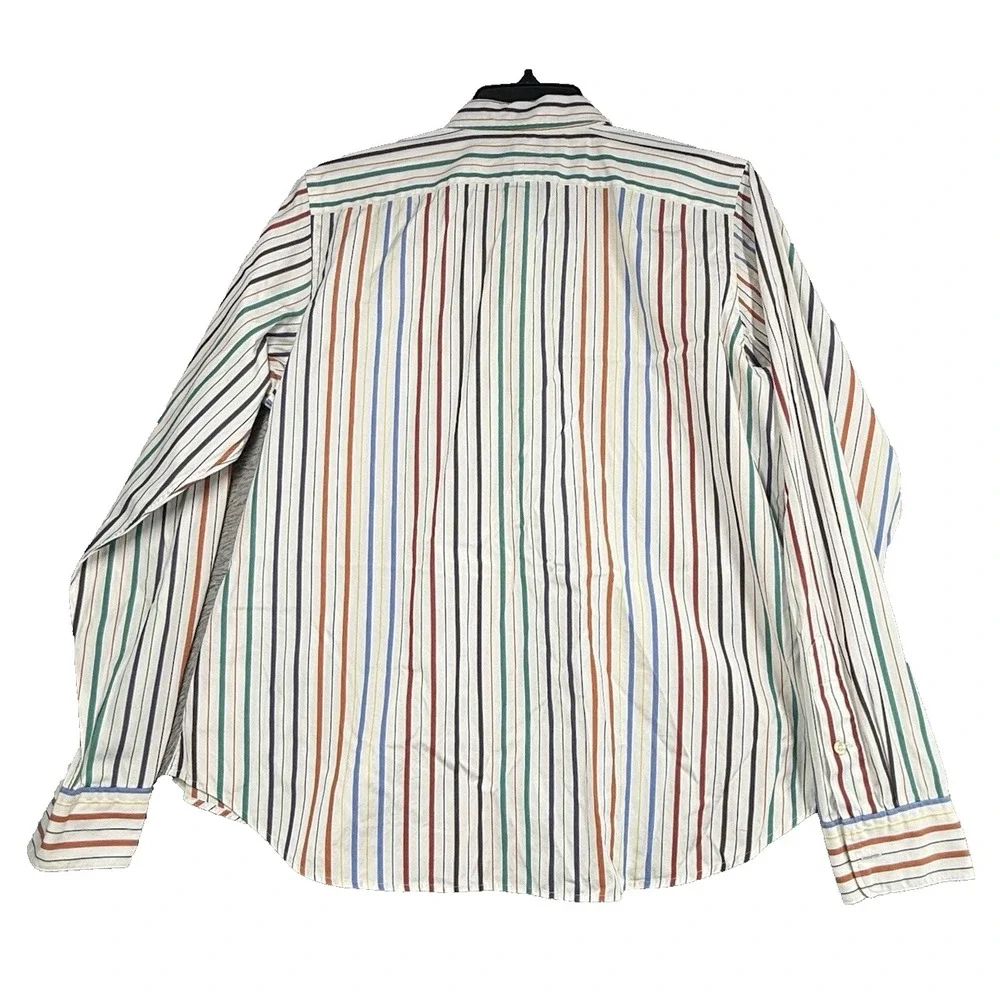 RALPH LAUREN SPORT‎ Slim Fit Button Xl  Striped multicolor